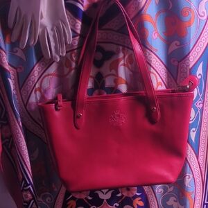 Ralph Lauren Vibrant Pink Tote Bag
